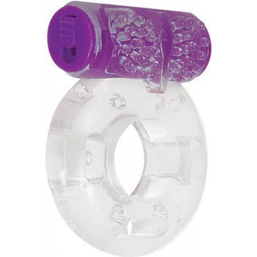 Ring True Unique Pleasure Rings Kit - Clear Purple 3 Pack