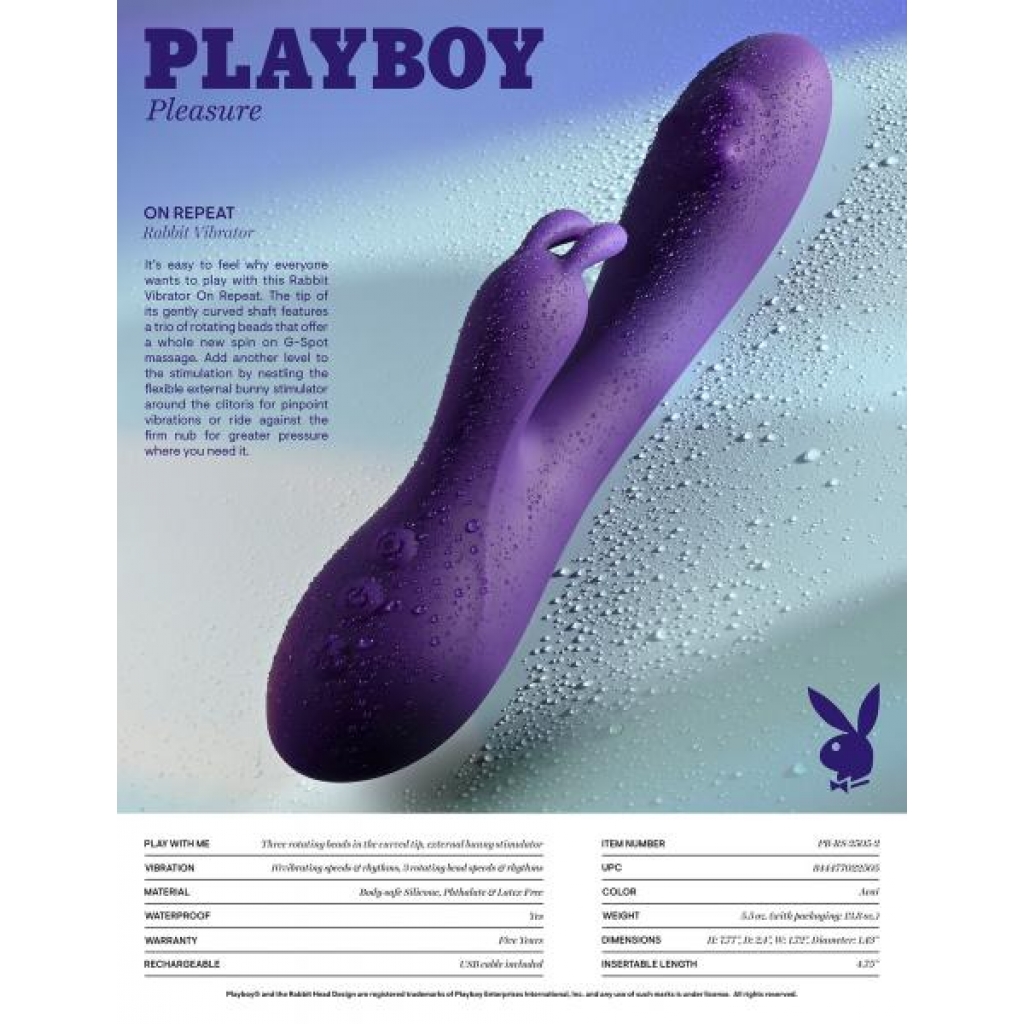 Playboy On Repeat - Purple