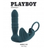 Playboy Bring It On Butt Plug in Deep Teal - For Adventurous Nights