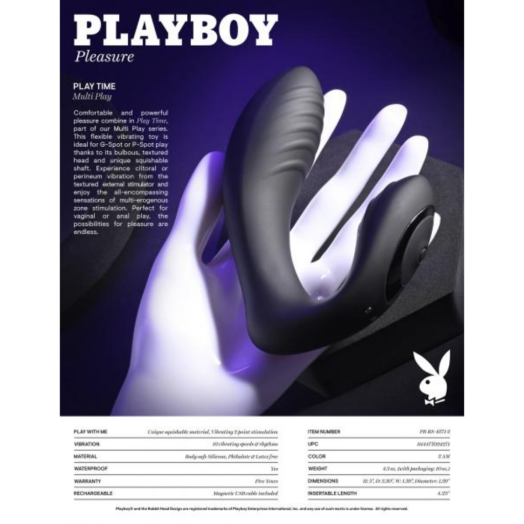 Playboy Play Time - Black Vibrator