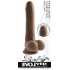 Evolved Peek A Boo Vibrating Dildo - Dark Brown