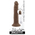 Evolved In Thrust We Trust - Dark Brown Vibrating Dildo