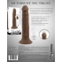 Evolved In Thrust We Trust - Dark Brown Vibrating Dildo