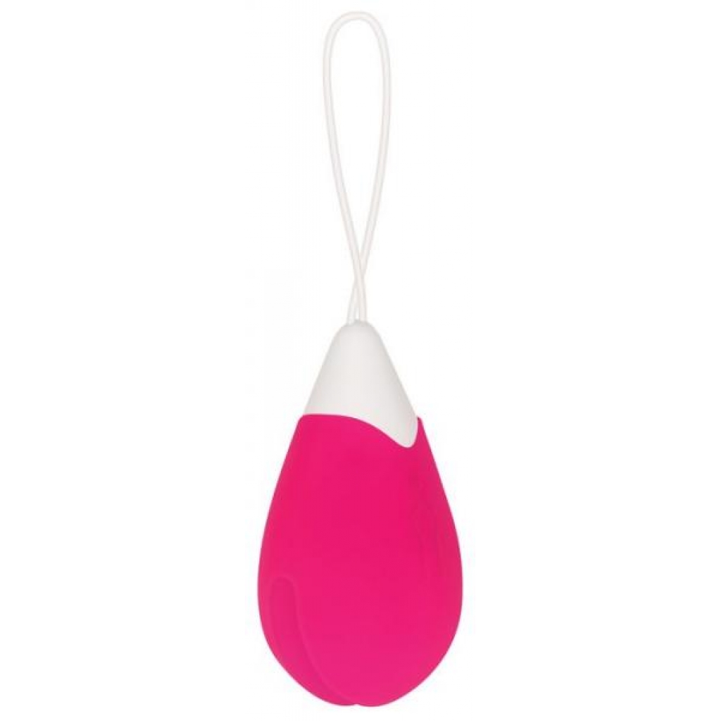 Rechargeable Egg Vibrator with Remote Control - Pink