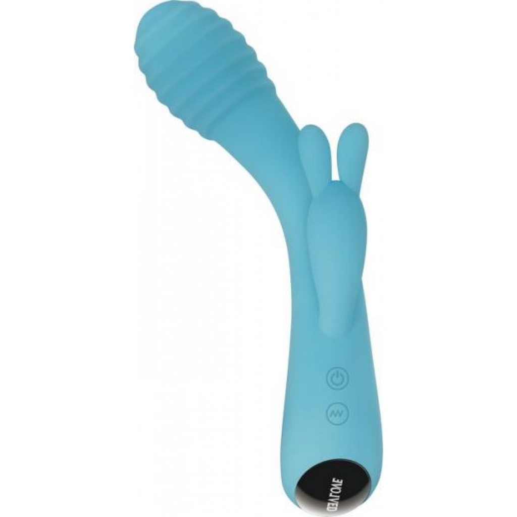 Aqua Bunny Blue Luxurious Soft Rabbit Vibrator