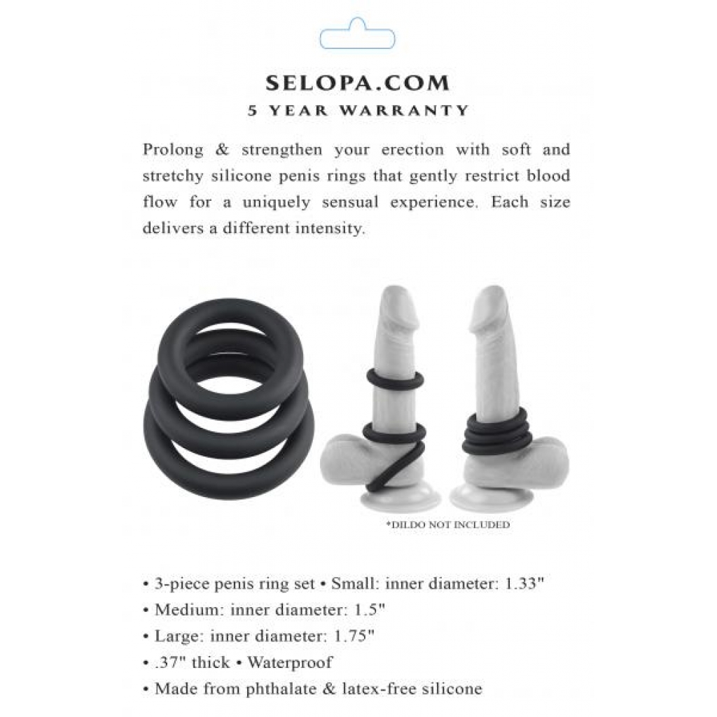 Selopa 3 Ring Circus Black