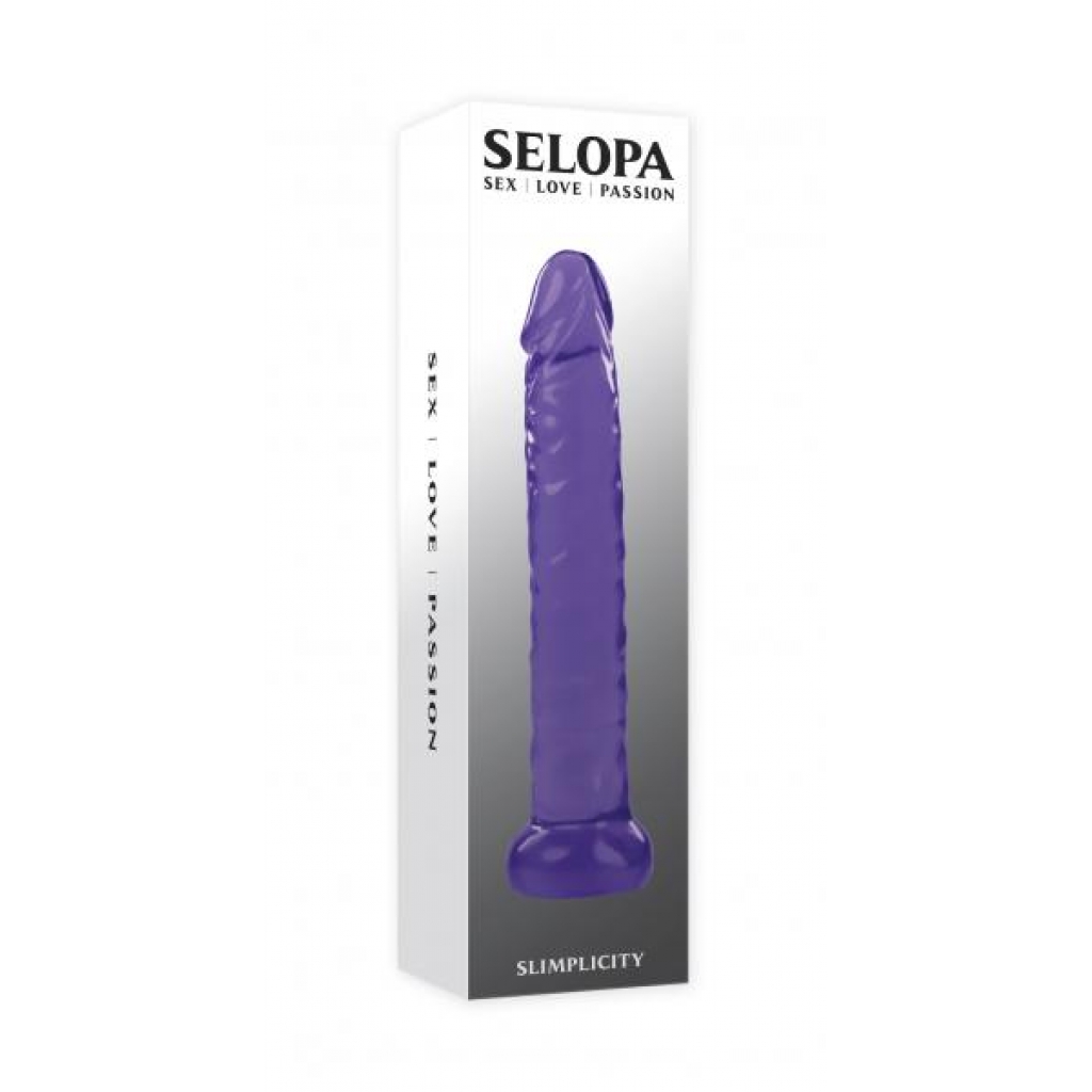 Selopa Slimplicity Purple - Realistic Dildo