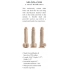 Evolved Natural Feel Dildo - 6.5 in, Light Beige