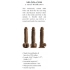 6.5-inch Natural Feel Dildo - Dark Brown