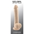 Selopa 7-Inch Natural Feel Flexskin Dildo - Light Beige