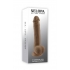 Selopa 7-Inch Natural Feel Flexskin Dildo - Dark Brown