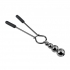 Selopa Beaded Nipple Clamps Black Chrome