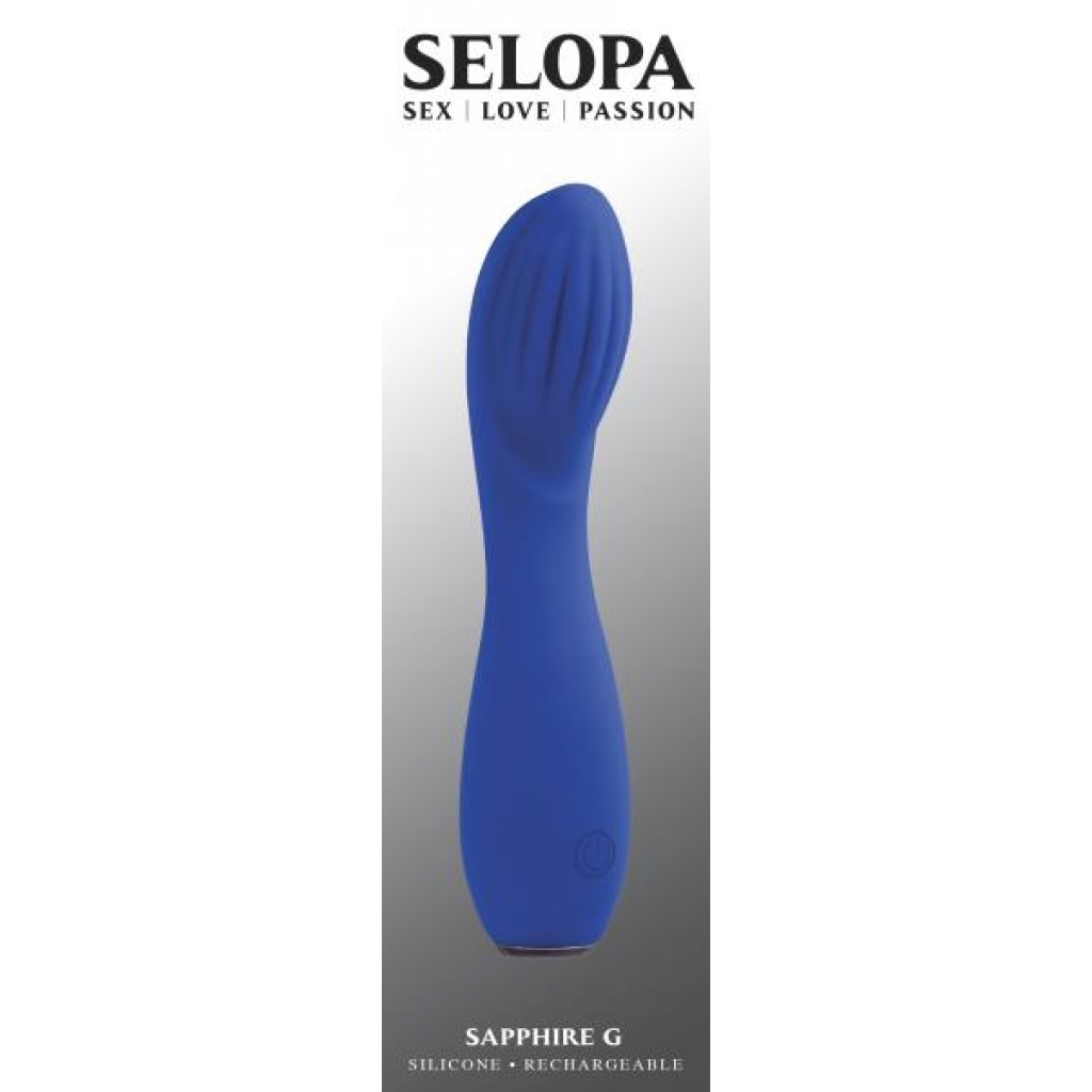 Selopa Sapphire G Vibrator - G Blue