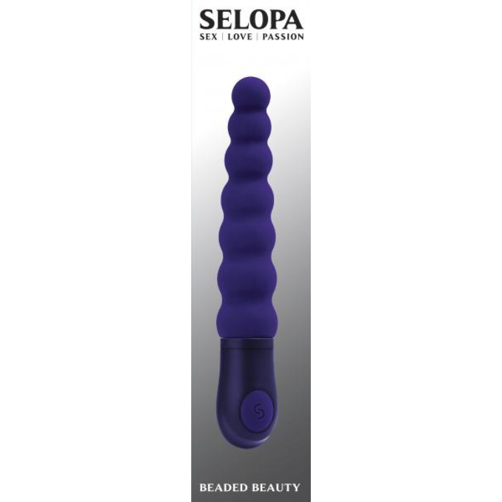 Selopa Beaded Beauty Purple Vibrator