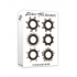 Cock Stars 6-Pack Cock Rings - Stylish Black