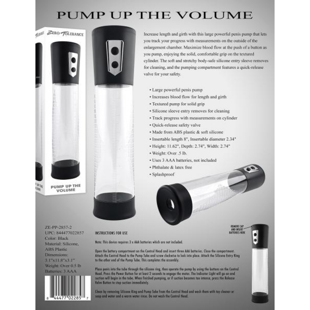 Zero Tolerance Pump Up The Volume – Clear