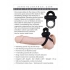 Bell Ringer Black Vibrating Cock Ring & Ball Strap