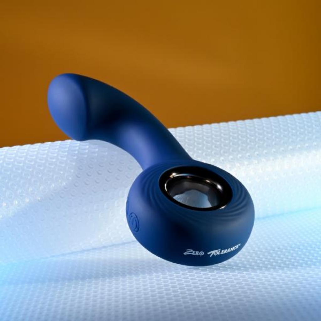 Zero Tolerance The Reach Vibrating Plug - Blue