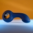 Zero Tolerance The Reach Vibrating Plug - Blue