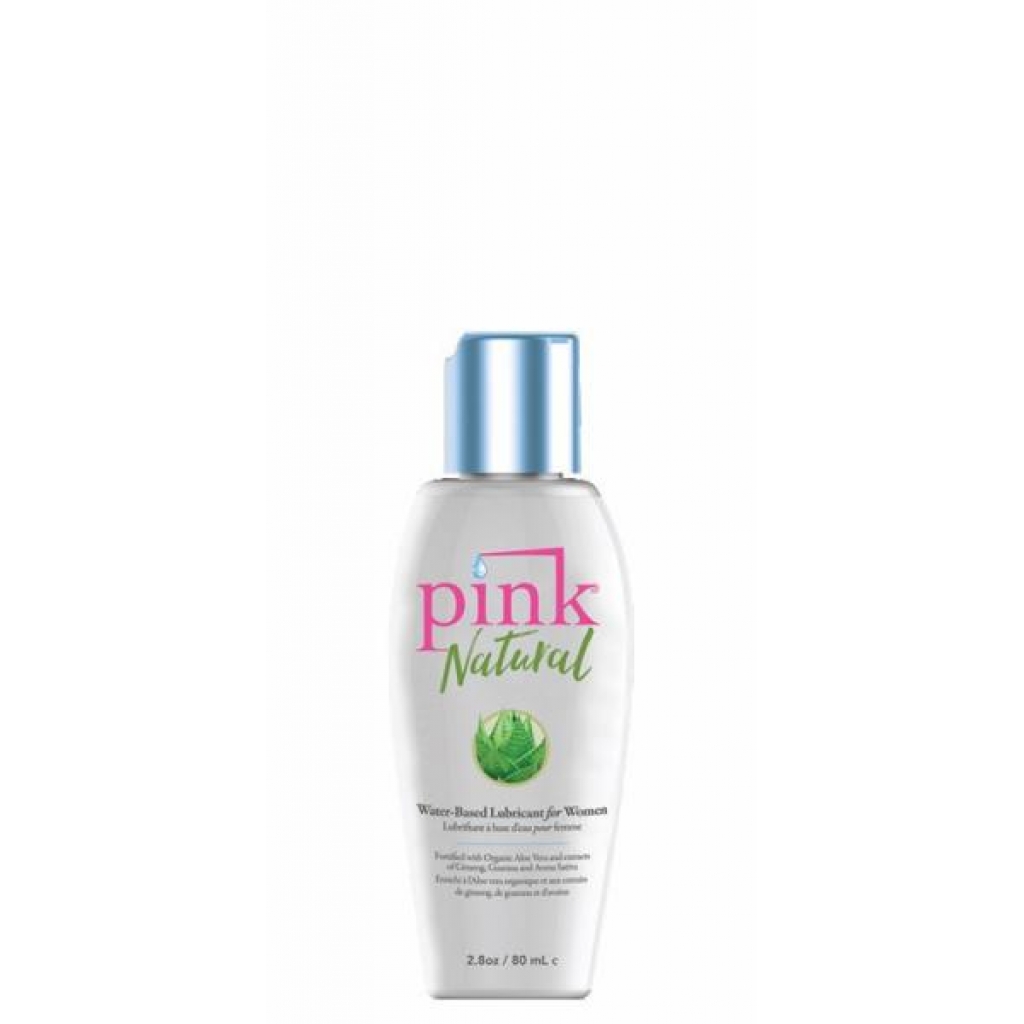 Pink Natural Water Based Lubricant - 2.8 oz