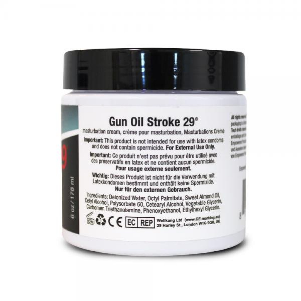 Gun Oil Stroke 29 6 Oz Jar - Transformative Pleasure Experience