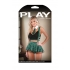 Slithern Your DMs Schoolgirl Set - Black & Green