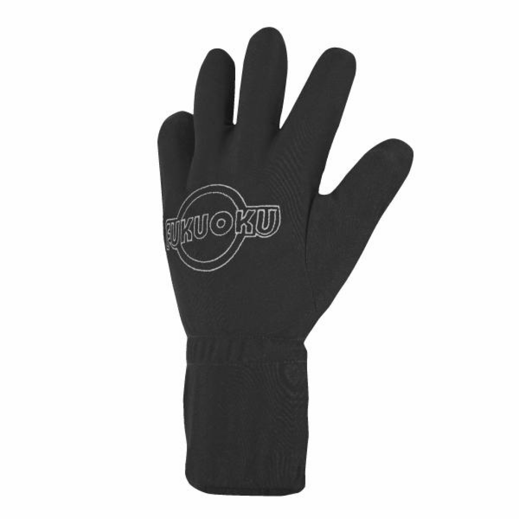 Five Finger Massage Glove - Left Hand, Medium - Black