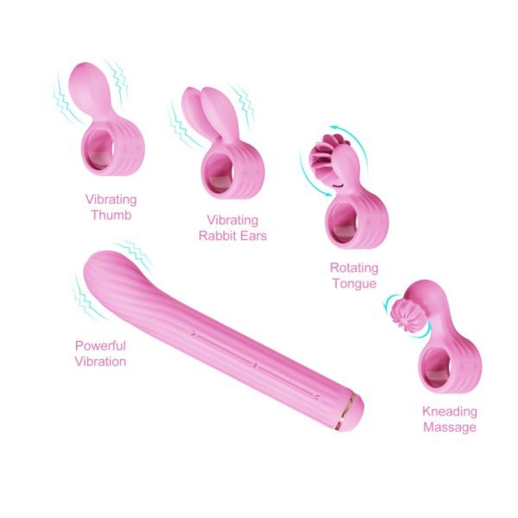 Magic Stick S1 Plus - Multi-Functioning Vibe Pink