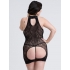 Fifty Shades Captivate Plus Size Black Lace Spanking Mini Dress