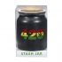 Matte Black 420 Stash Jar - Trendy Storage