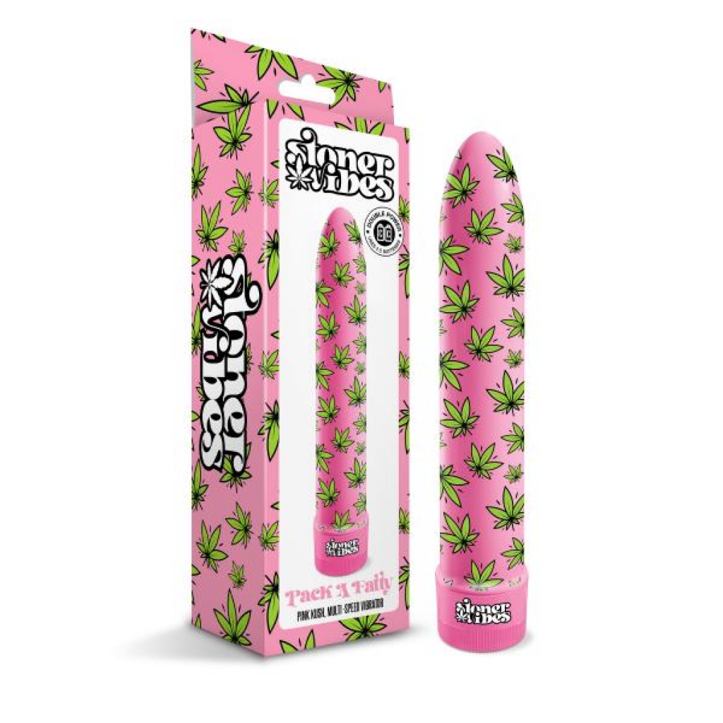 Stoner Vibes Pack A Fatty - Pink Kush Vibrator