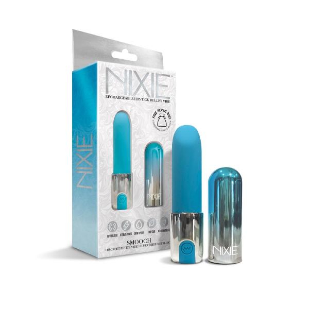 Nixie Lipstick Vibrator - Blue Ombre