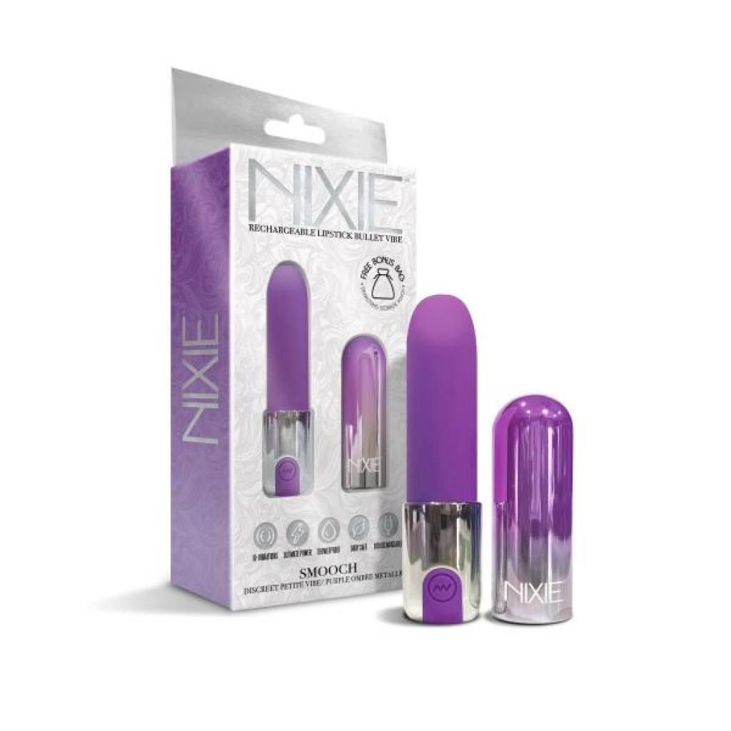 Nixie Lipstick Vibrator in Purple Ombre