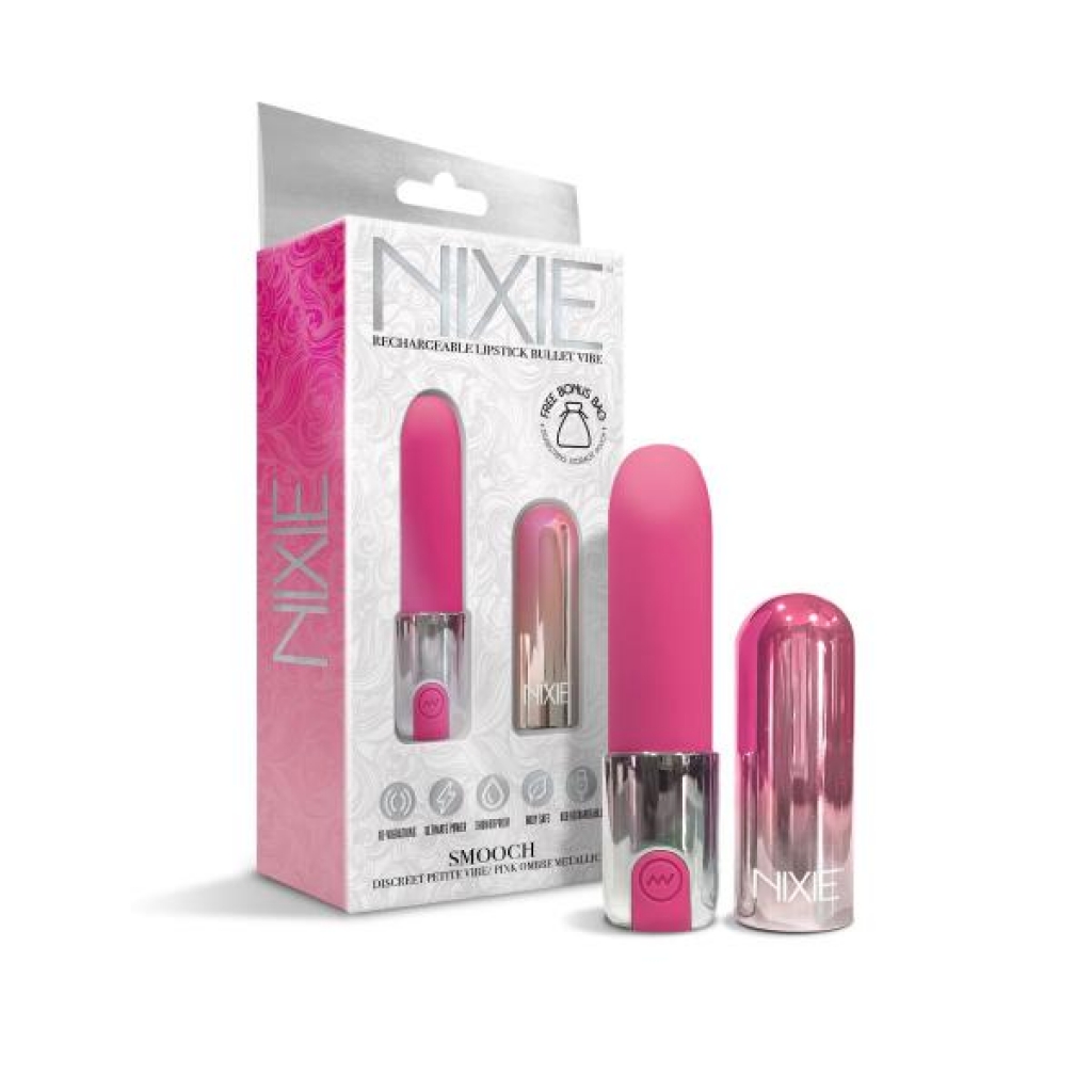 Nixie Lipstick Vibrator - Pink Ombre