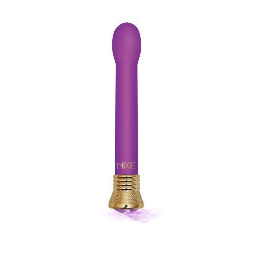 Luxurious Nixie Jewel Satin Bulb Vibe - Amethyst