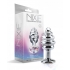 Nixie Honey Dripper Small Ribbed Stainless Steel Plug - Silver