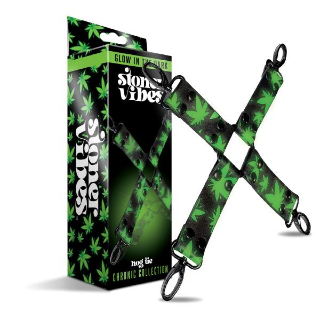 Stoner Vibe Chronic Collection Glow In The Dark Hogtie Green