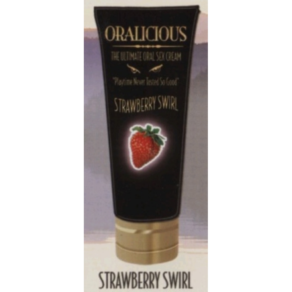 Oralicious Oral Sex Cream - Strawberry - 2oz