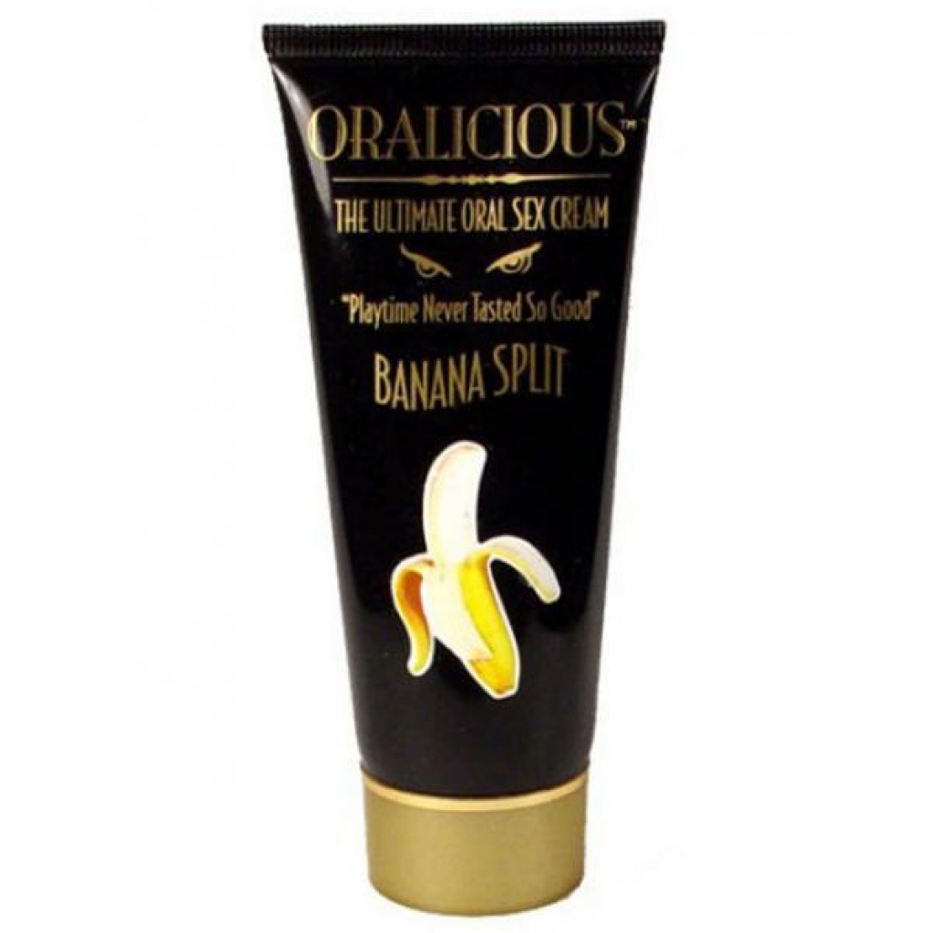 Oralicious Ultimate Oral Sex Cream 2oz Banana Split