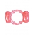 Humm Dinger Double Dinger - Dual Vibrating Cock Ring in Magenta Pink