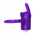 Horny Honey Bunny Vibrating Cock Ring - Purple