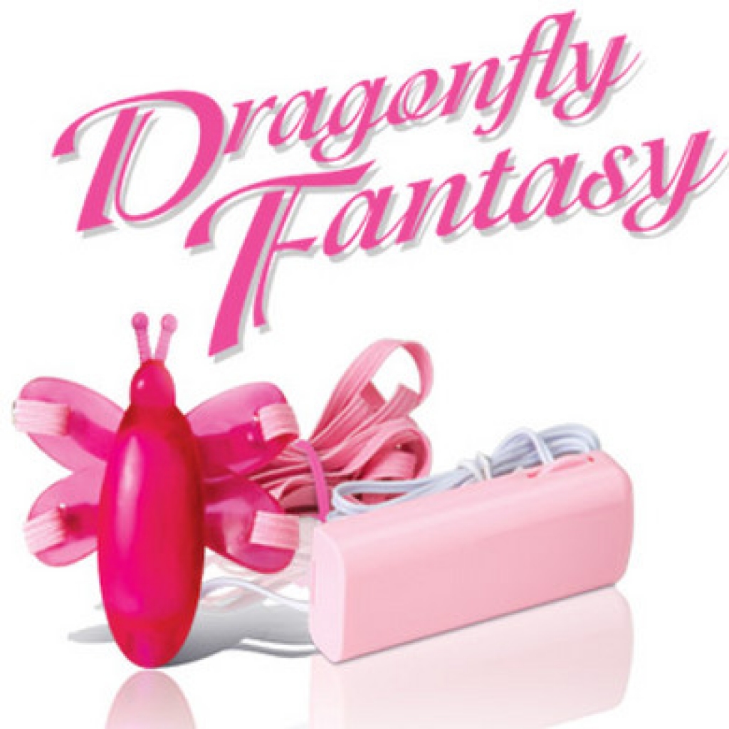 Dragonfly Fantasy Erotic Massager - Pink