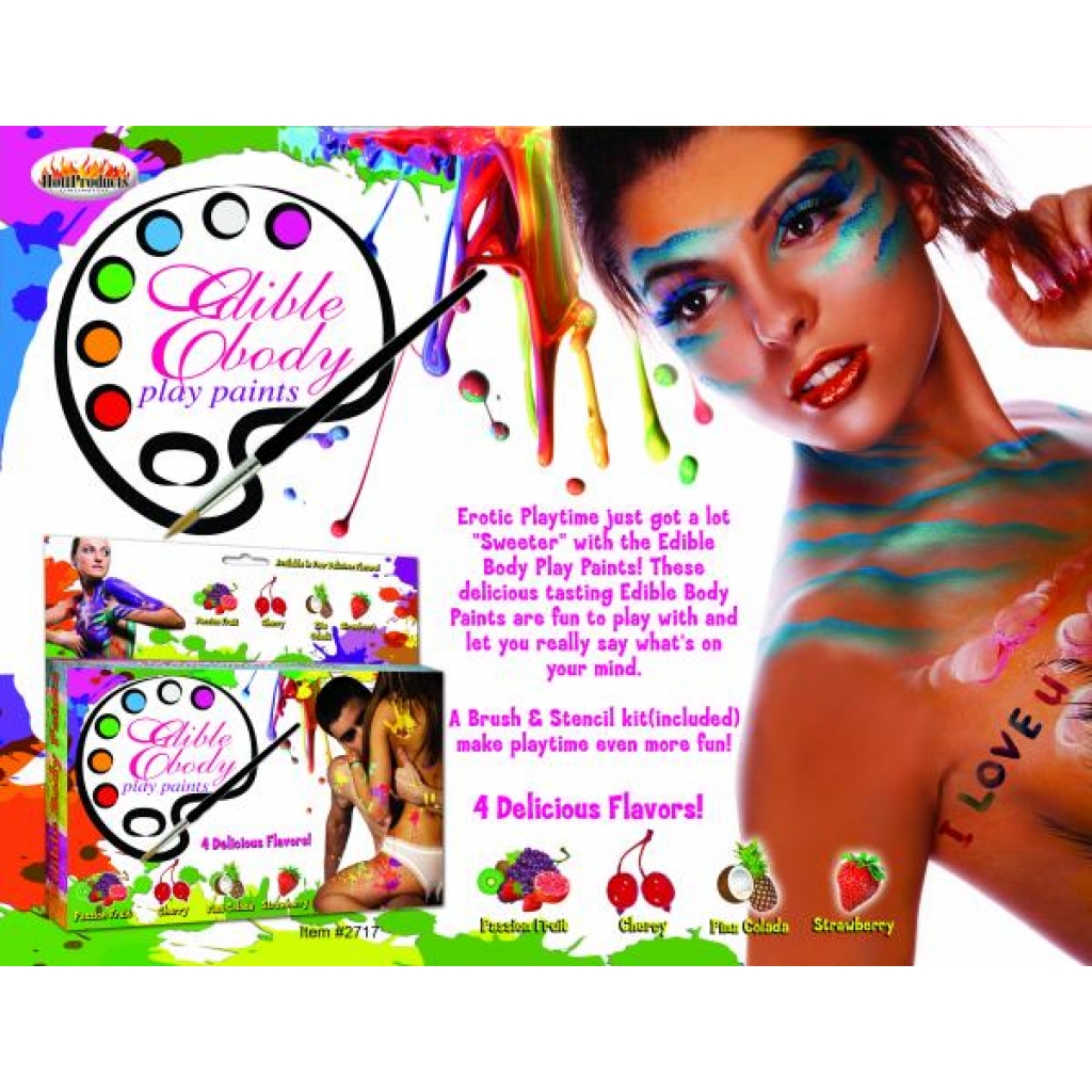 Edible Body Play Paints - Assorted Flavors