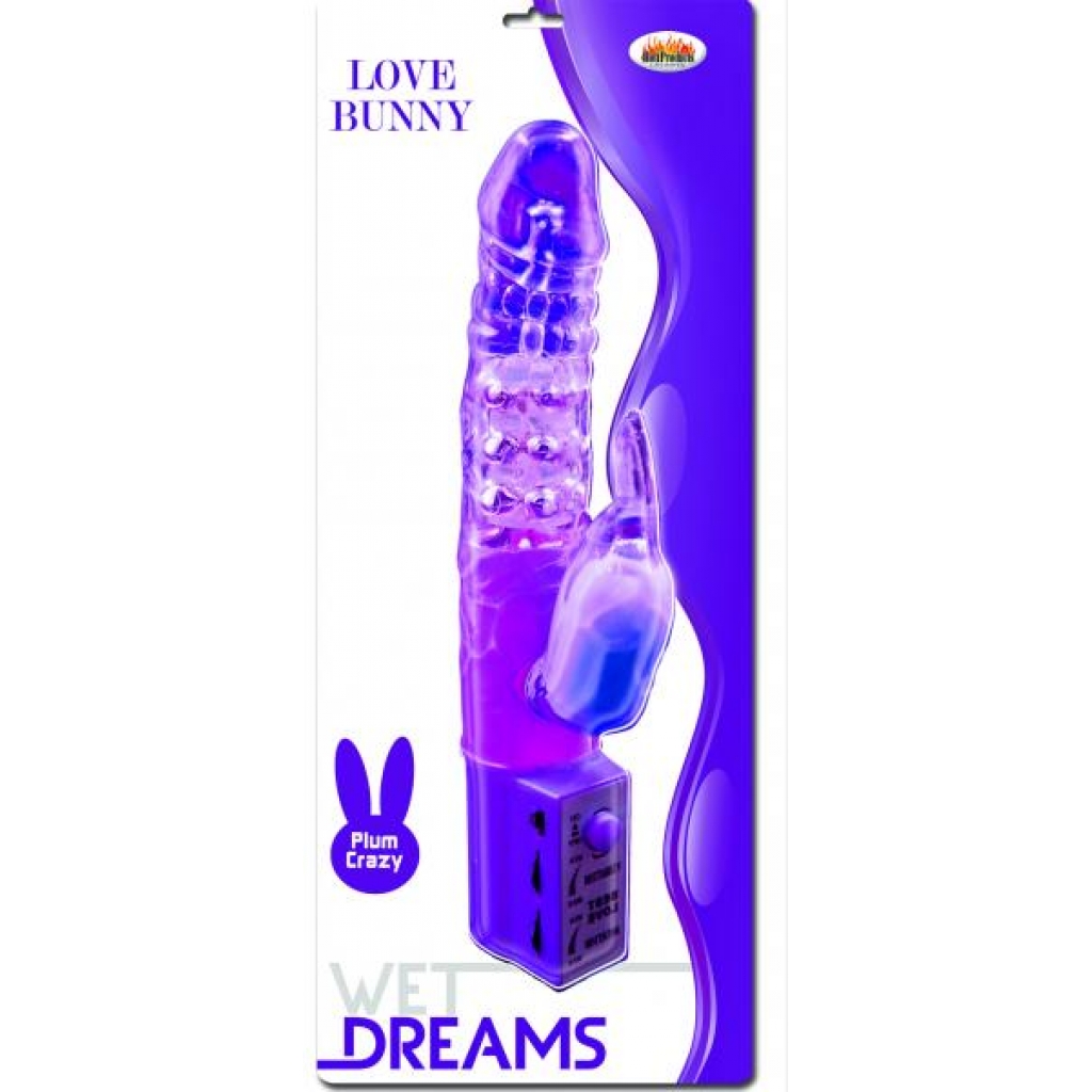 Wet Dreams Love Bunny Vibrator - Purple