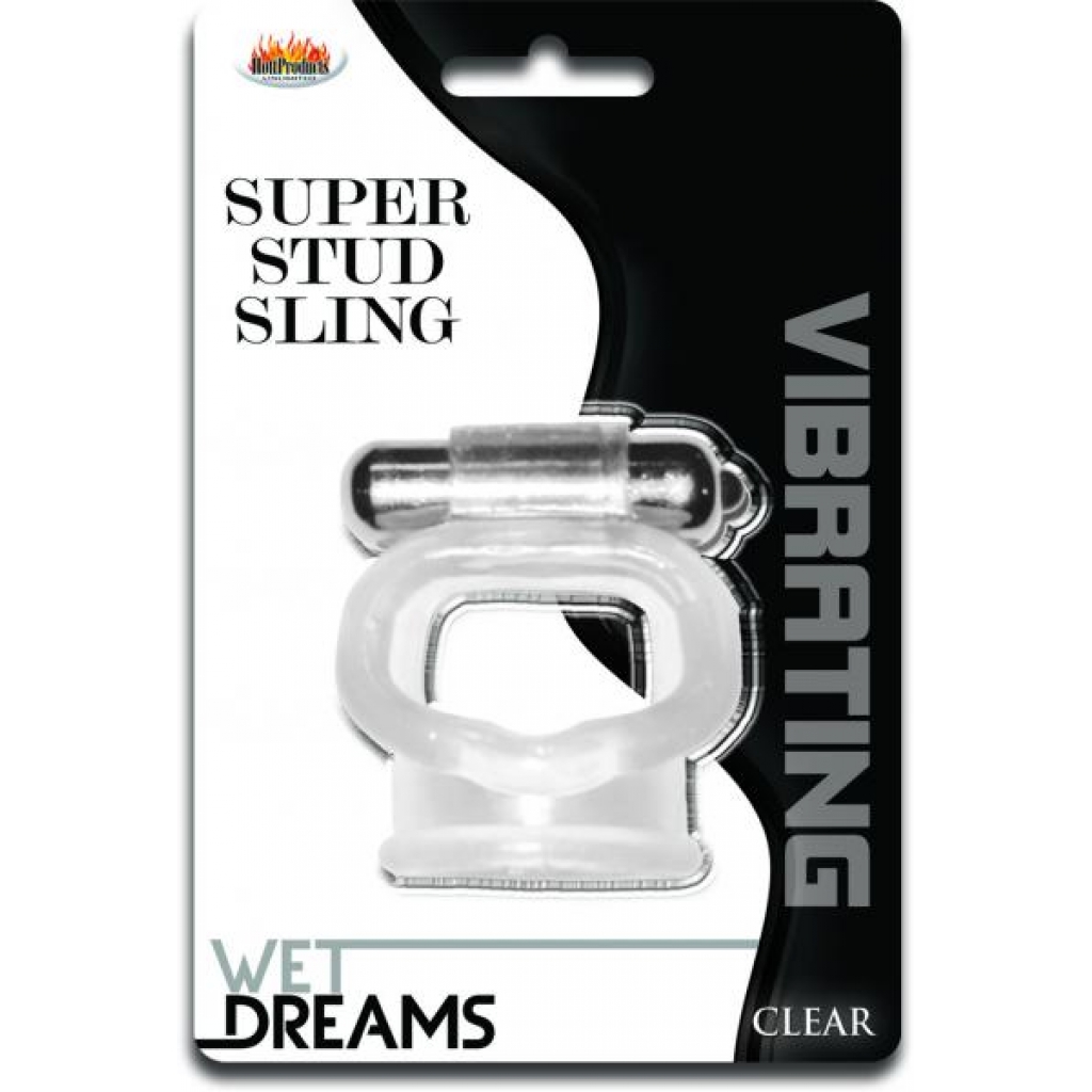 Wet Dreams Super Stud Sling - Clear