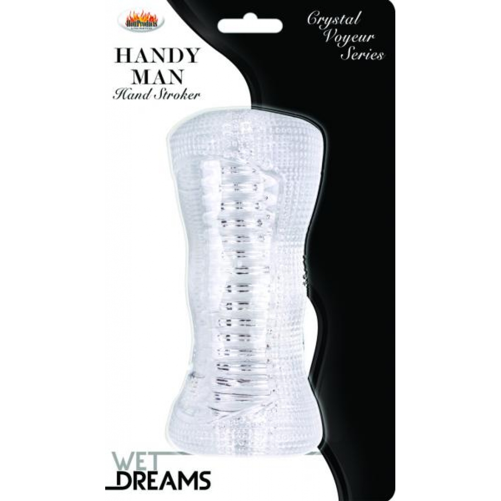 Clear Handy Man Hand Stroker – Wet Dreams