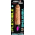 Skinsations Heat Seeker Flexible Warming Dildo - 8 inches Beige