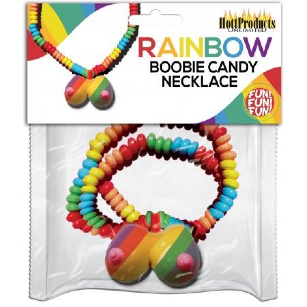 Rainbow Boobie Candy Necklace - Assorted