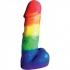 Rainbow Pecker Party Candle - 7 inches Multi-Color