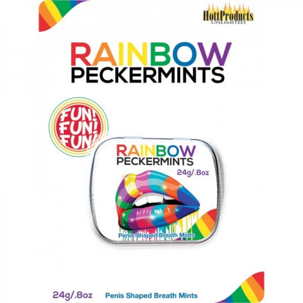 Rainbow Peckermints Adult Candies - Peppermint